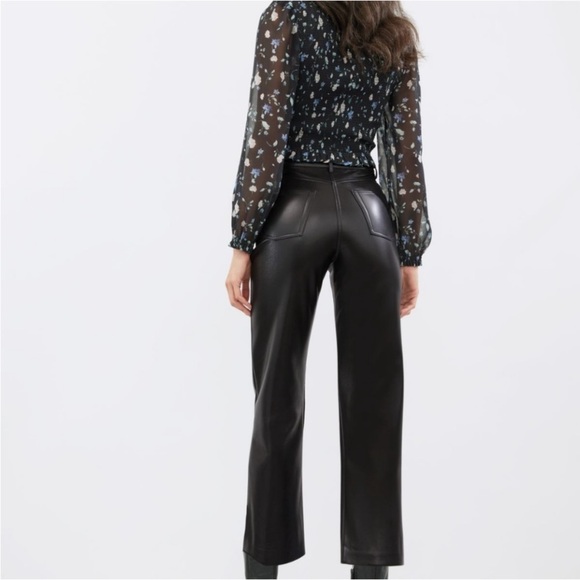 Wilfred Melina Pants faux vegan black leather. Size 8 Streetwear edgy minimalis… - Picture 4 of 13